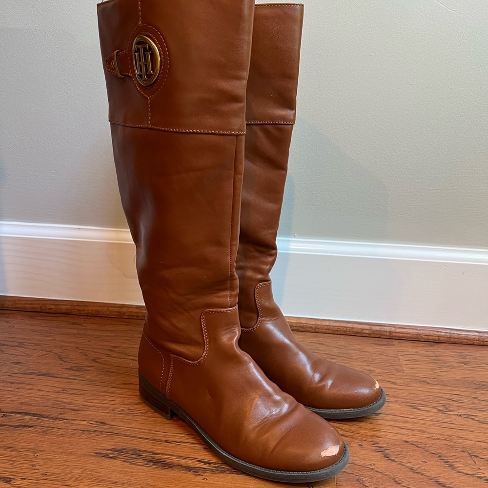 Brown Tommy Hilfiger Women’s Riding Boots